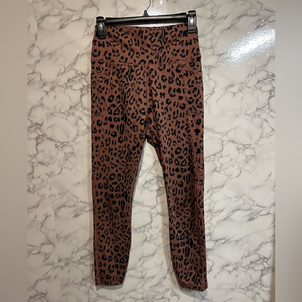 Gottex Leopard Print Leggings Size S